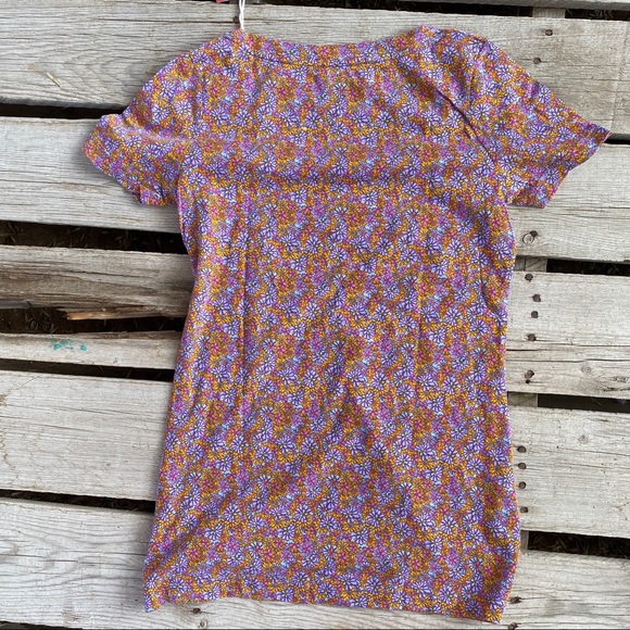 NWT Mossimo supply co pink/yelllow floral 98 top - Picture 2 of 8